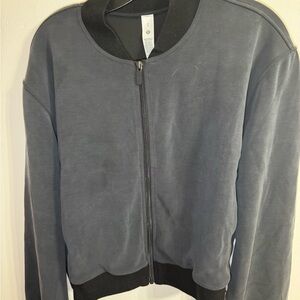 NWT Lululemon Black Softstreme Bomber Jacket (RARE)